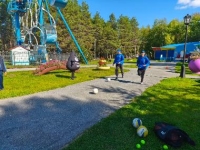 Спортивная эстафета, посвященная Дню нефтяника
