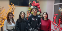 Группа РЭ23 вместе с Маргарита Кадырова передают эстафету Новогоднего сигнала