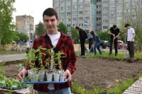 Цветочная инициатива студентов украсила территорию Института
