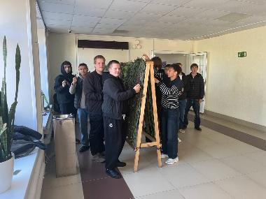 Плетение маскировочной сети Плетение маскировочной сети