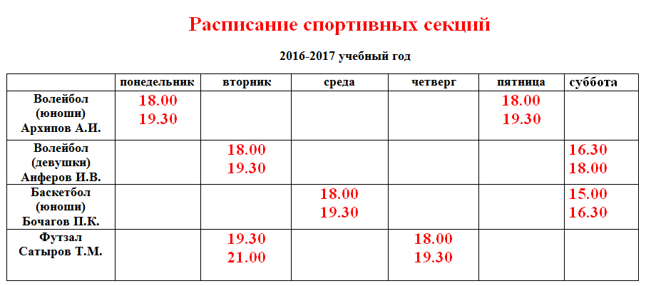 Расписание спортивных секций СНТ.png Расписание спортивных секций СНТ.png