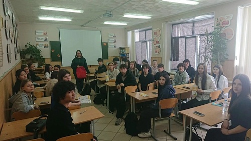 Ученическая неделя добра в Югре: "Добрый урок" в нашем Институте